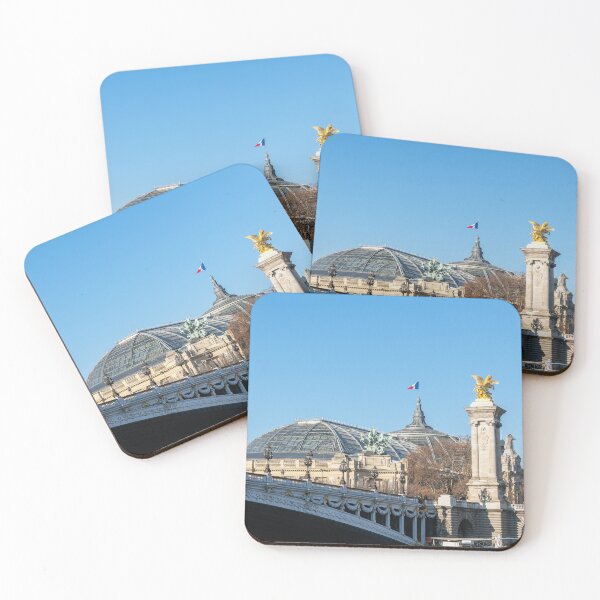 Item preview, Puente Alexandre III y Grand Palais en un día soleado en París designed and sold by Ulysse Pixel.