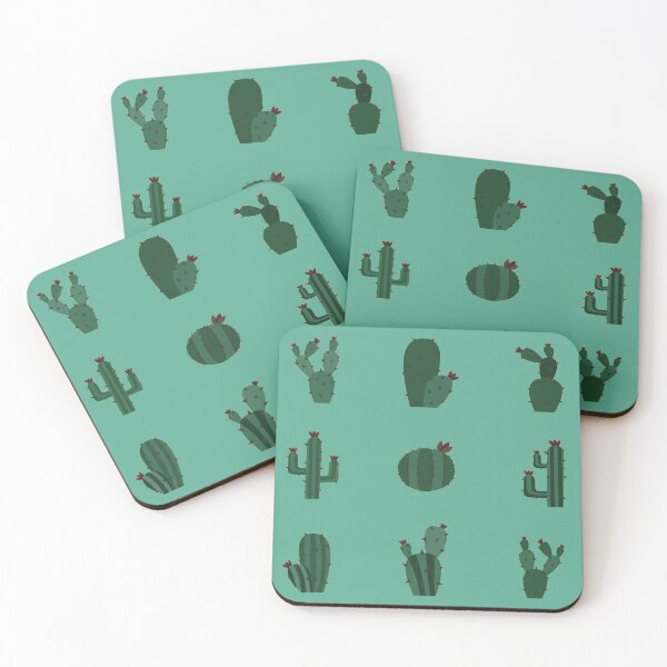 Aperçu de l'œuvre Lot multiple de succulentes cactus turquoise créée et vendue par everything4eva.
