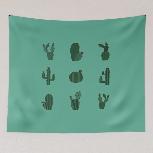 Aperçu de l'œuvre Lot multiple de succulentes cactus turquoise créée et vendue par everything4eva.