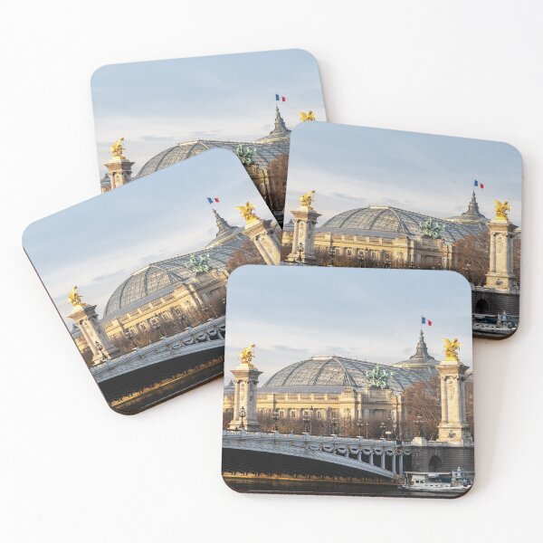 Item preview, Puente Alexandre III y Grand Palais en la hora dorada de París designed and sold by Ulysse Pixel.