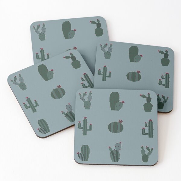 Aperçu de l'œuvre Pack multiple de succulentes cactus bleu cendré créée et vendue par everything4eva.