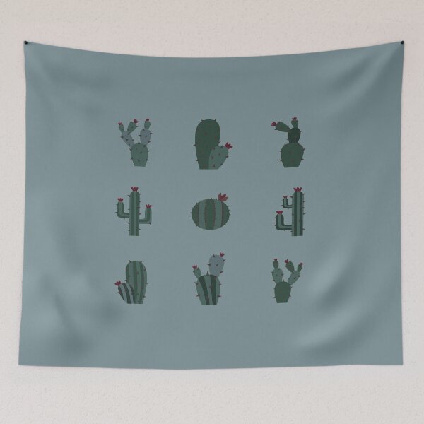 Aperçu de l'œuvre Pack multiple de succulentes cactus bleu cendré créée et vendue par everything4eva.