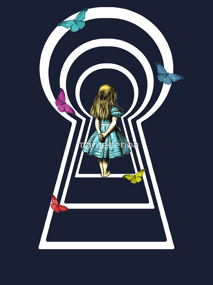 Alice in Wonderland Keyhole Baby Tee