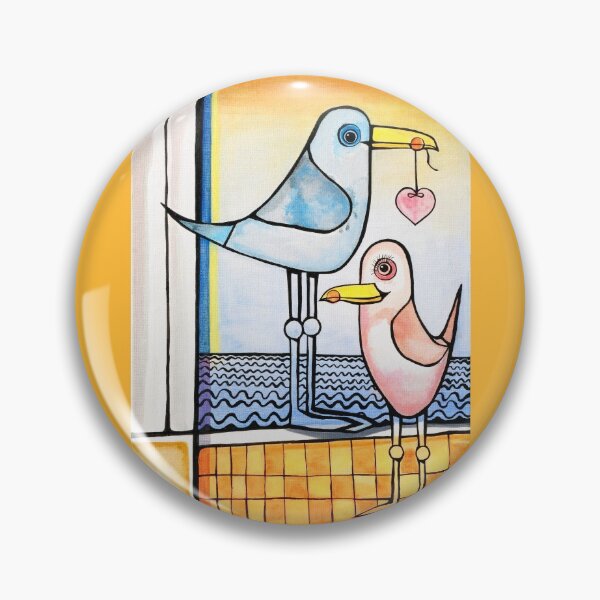 Item preview, Seagulls at the bench designed and sold by Katarte.