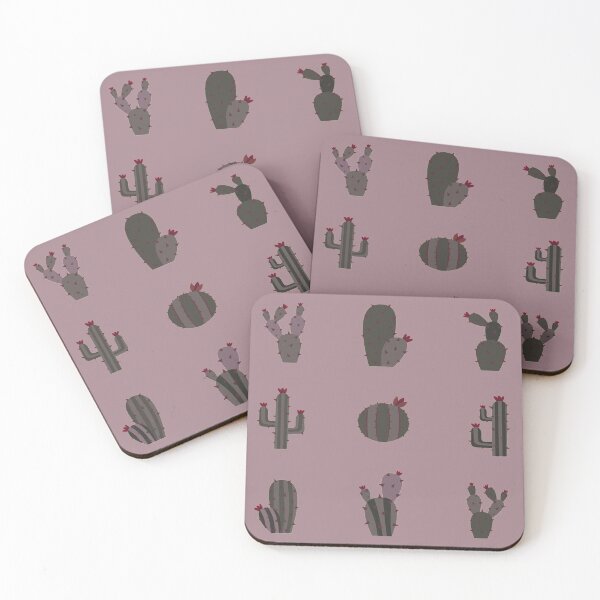 Aperçu de l'œuvre Pack multiple de succulentes cactus rose cendré créée et vendue par everything4eva.