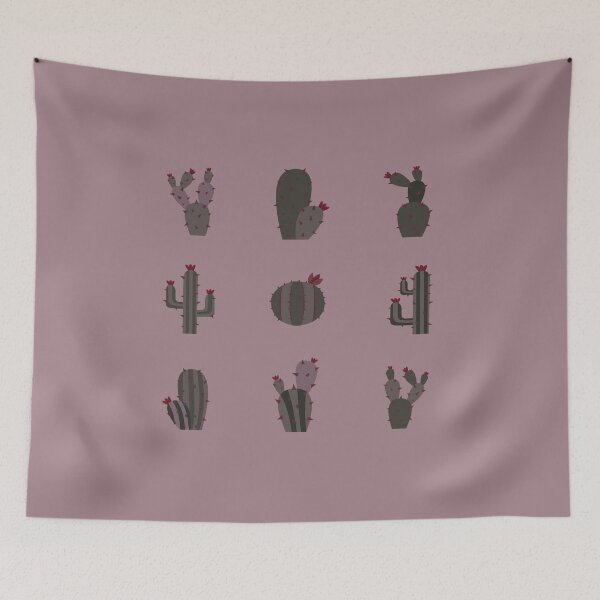 Aperçu de l'œuvre Pack multiple de succulentes cactus rose cendré créée et vendue par everything4eva.