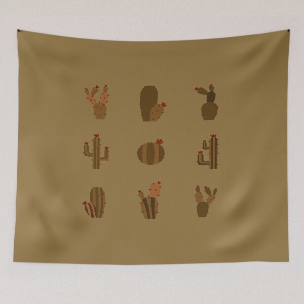 Aperçu de l'œuvre Lot multiple de succulentes cactus marron créée et vendue par everything4eva.
