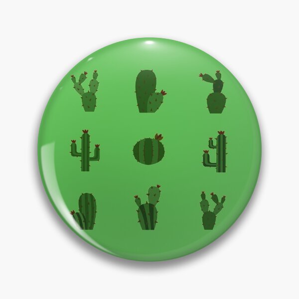 Aperçu de l'œuvre Pack multiple de plantes succulentes de cactus verts créée et vendue par everything4eva.