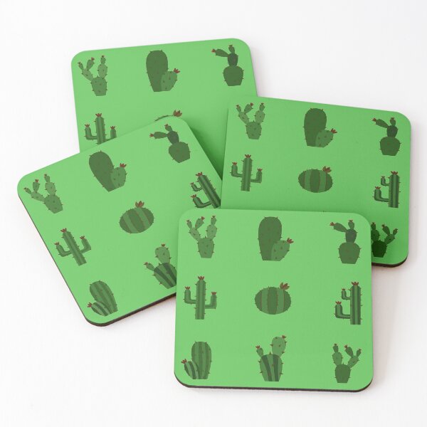 Aperçu de l'œuvre Pack multiple de plantes succulentes de cactus verts créée et vendue par everything4eva.
