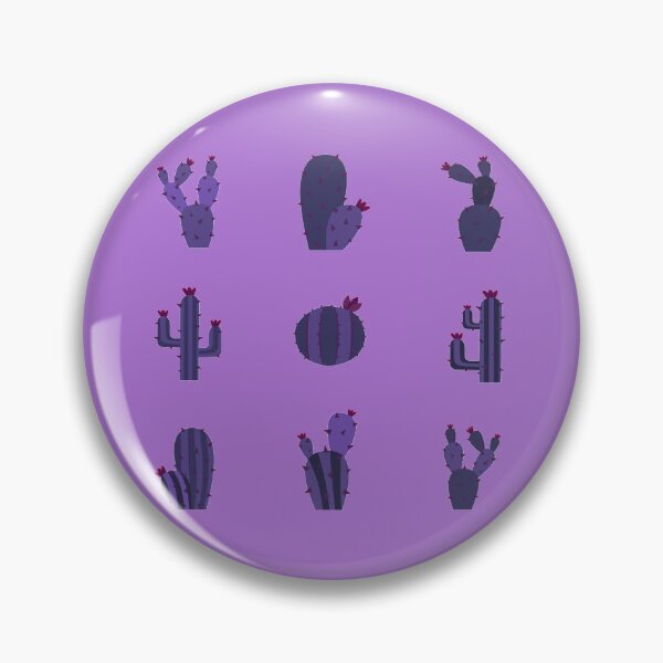 Aperçu de l'œuvre Pack multiple de plantes succulentes de cactus violets créée et vendue par everything4eva.