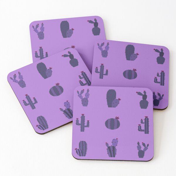Aperçu de l'œuvre Pack multiple de plantes succulentes de cactus violets créée et vendue par everything4eva.