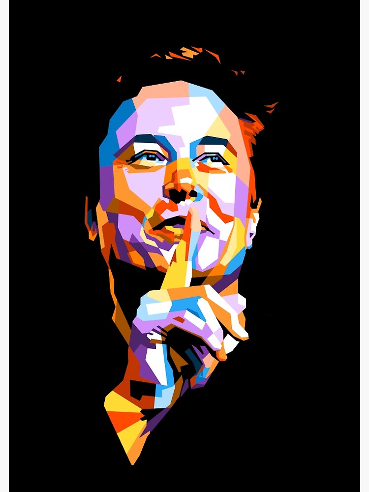 Disover Elon Musk Shhhh ! Premium Matte Vertical Poster