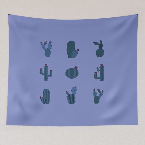 Aperçu de l'œuvre Paquet multiple de plantes succulentes de cactus bleu créée et vendue par everything4eva.