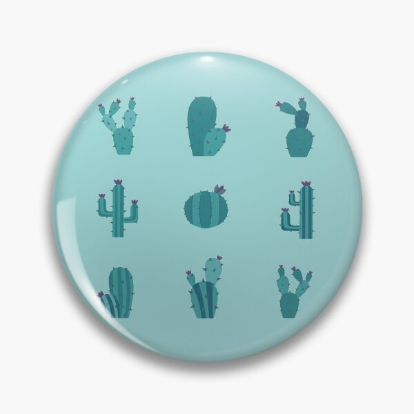 Aperçu de l'œuvre Pack multiple de succulentes cactus bleu ciel créée et vendue par everything4eva.