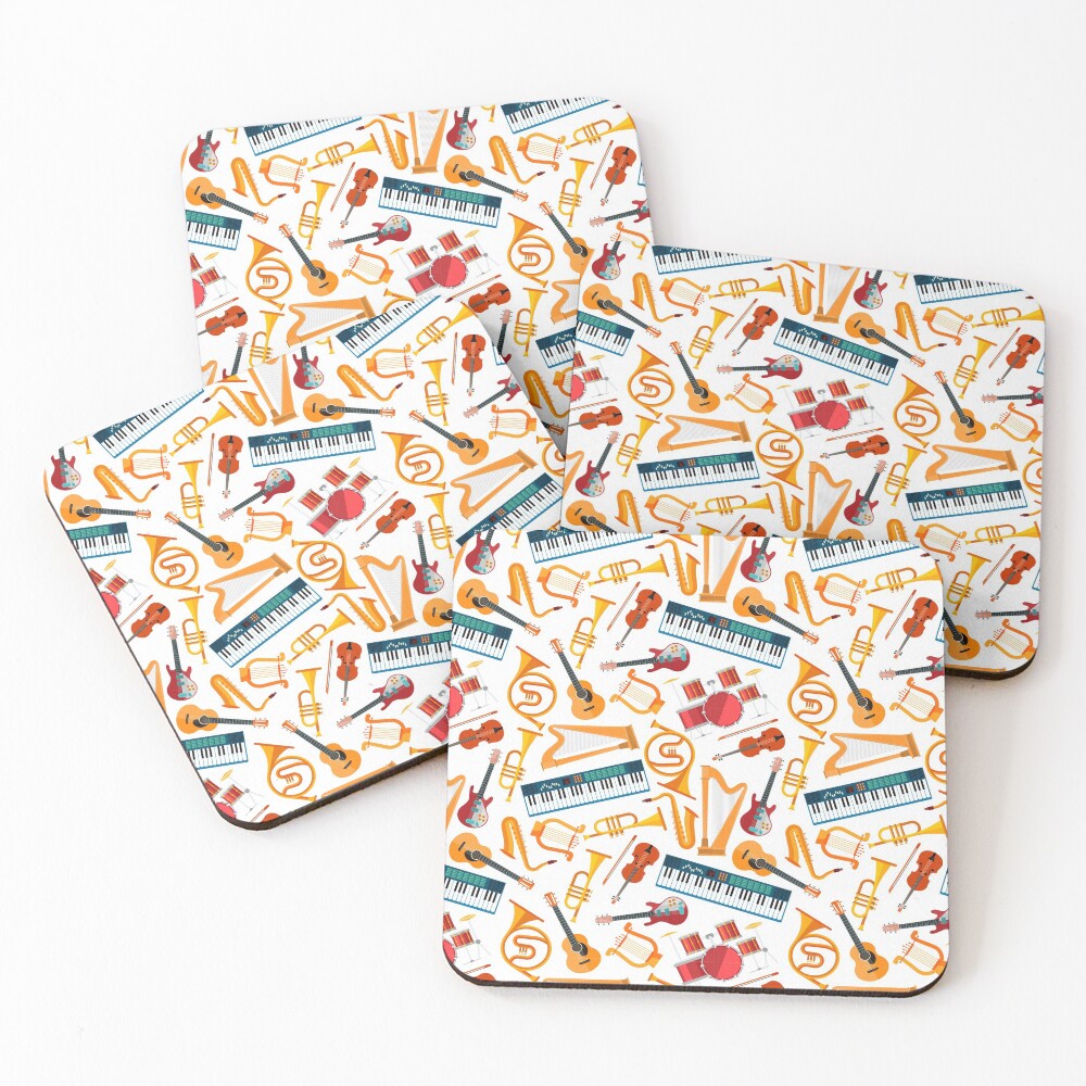 Item preview, Coasters (Set of 4) designed and sold by TrendingTees4u.