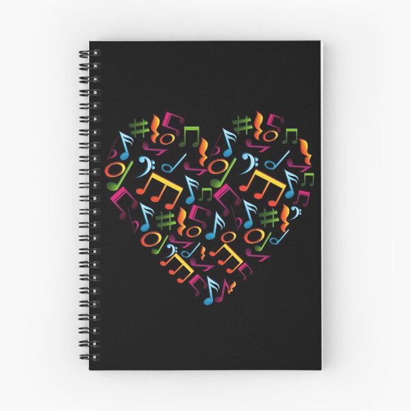 Item preview, Heart Shaped Music Notes designed and sold by TrendingTees4u.