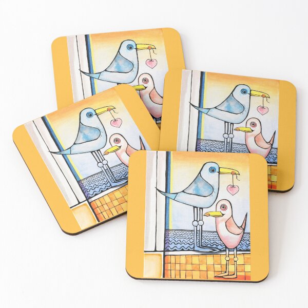 Item preview, Seagulls at the bench designed and sold by Katarte.