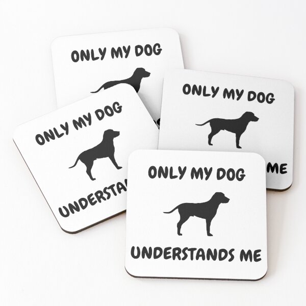 Item preview, Only My Dog Understands Me Figure Clipart designed and sold by LuckyKermit.