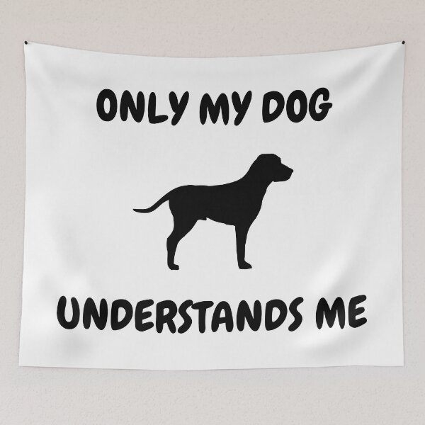 Item preview, Only My Dog Understands Me Figure Clipart designed and sold by LuckyKermit.