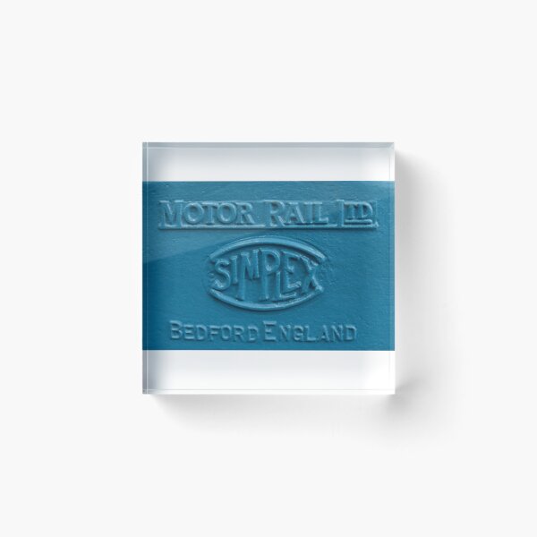 Item preview, Simplex Motor Rail badge designed and sold by Random Railways.