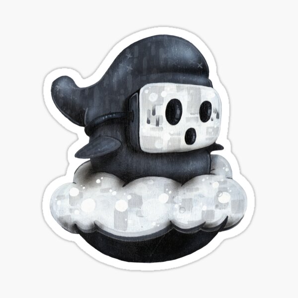 Guy Shyly Sticker