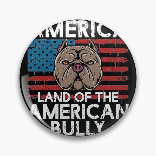 Pin De Perro American Bully