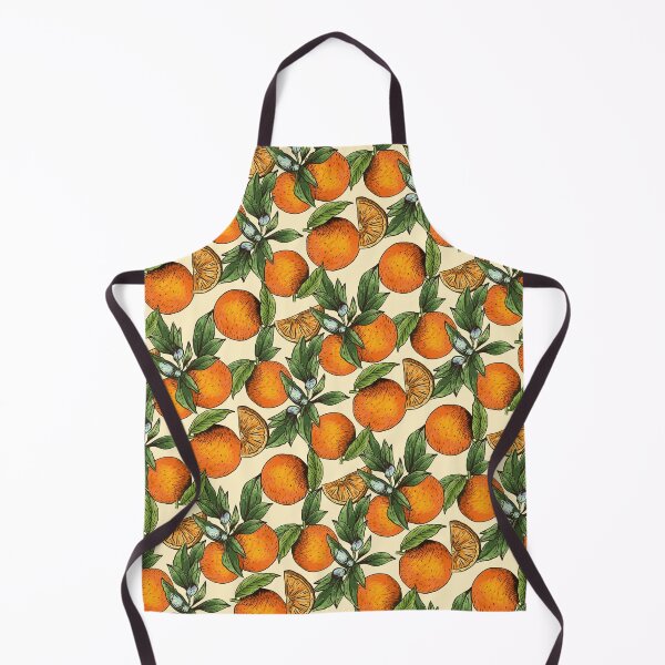 Item preview, Hand Drawn Orange Food Pattern designed and sold by OnepixArt.