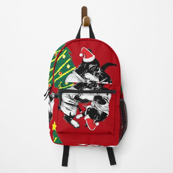 Artikelvorschau, Weihnachtskatzen in Kimonos kämpfen entworfen und verkauft von Christopher Cortez.