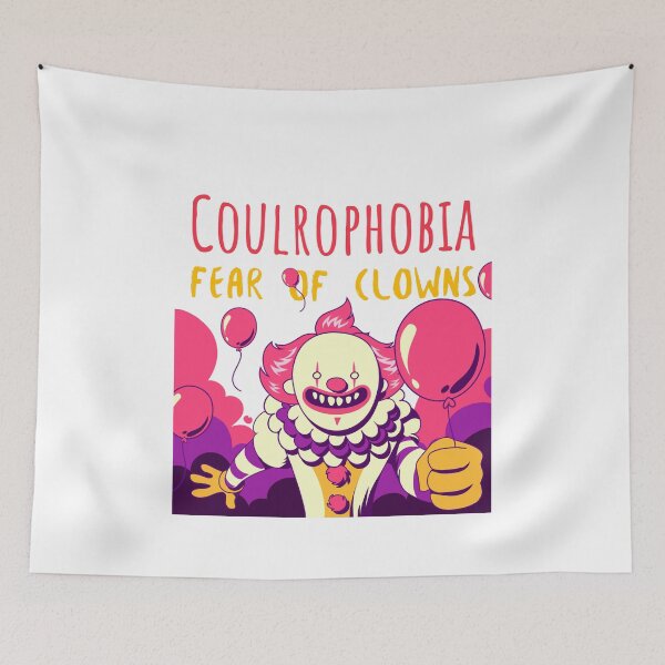 Item preview, Coulrophobia - fear of clowns designed and sold by PhobiaStore.