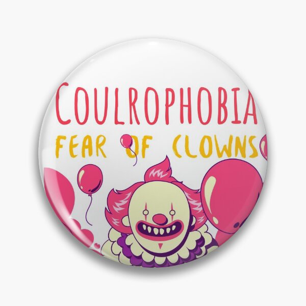 Item preview, Coulrophobia - fear of clowns designed and sold by PhobiaStore.