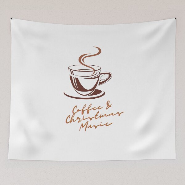 Item preview, Coffee & Christmas Music designed and sold by Damask 123.