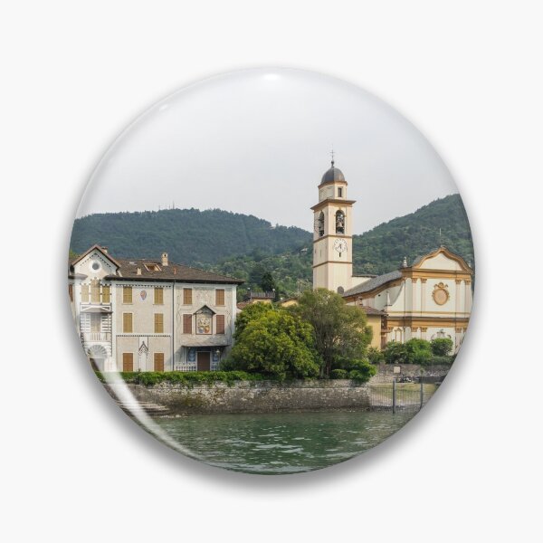 Item preview, Sailing Around Famous Bellagio on Lake Como Italy - San Giovanni Church and an Opulent Villa designed and sold by Georgia Mizuleva.