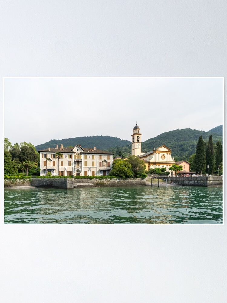 Bellagio I, Lake Como, Lombardy, Italy Lumbar Pillow