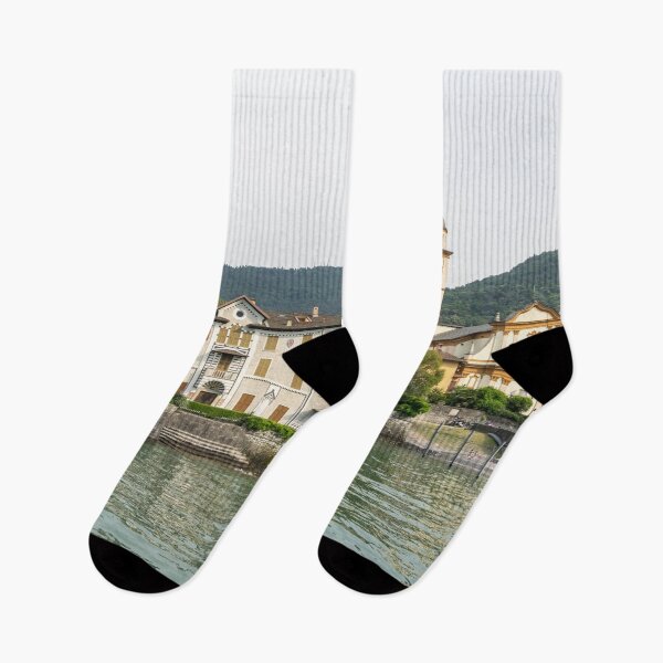 Item preview, Sailing Around Famous Bellagio on Lake Como Italy - San Giovanni Church and an Opulent Villa designed and sold by Georgia Mizuleva.