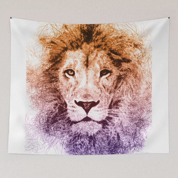Item preview, The "Lion Heart" Shirt designed and sold by scribblelife.