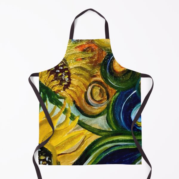 Item preview, Handmade Acrylic Golden Sunflower Painting designed and sold by papaipapai198.