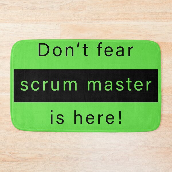 Item preview, Don't fear, scrum master is here designed and sold by svanaerschot.