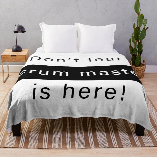 Item preview, Don't fear, scrum master is here designed and sold by svanaerschot.