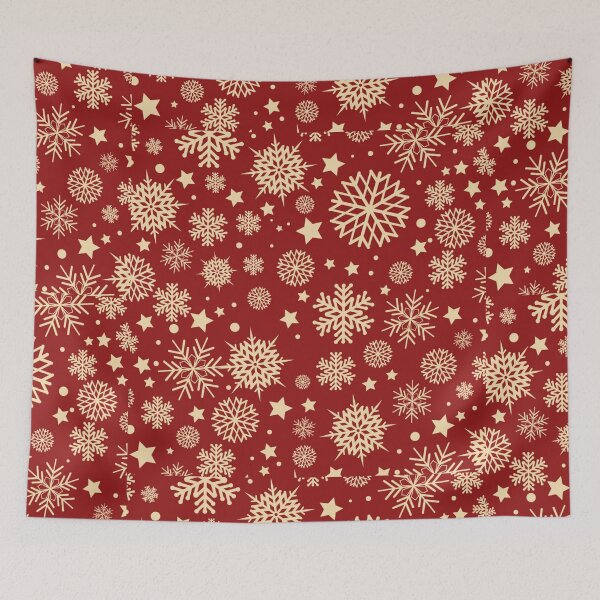 Item preview, Red Snowflake designed and sold by Imakeyouhappy.