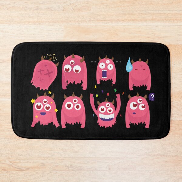 Item preview, Cute Pink Monster Pattern designed and sold by MickTilio.