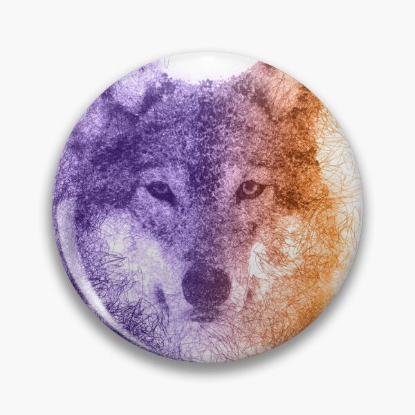 Item preview, "Lone Wolf" Scribble Design designed and sold by scribblelife.