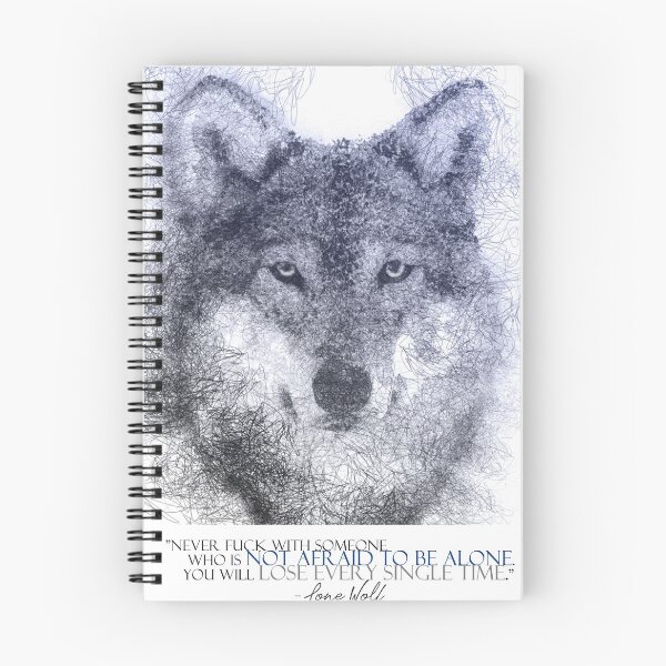 Item preview, "Lone Wolf" Scribble Design designed and sold by scribblelife.