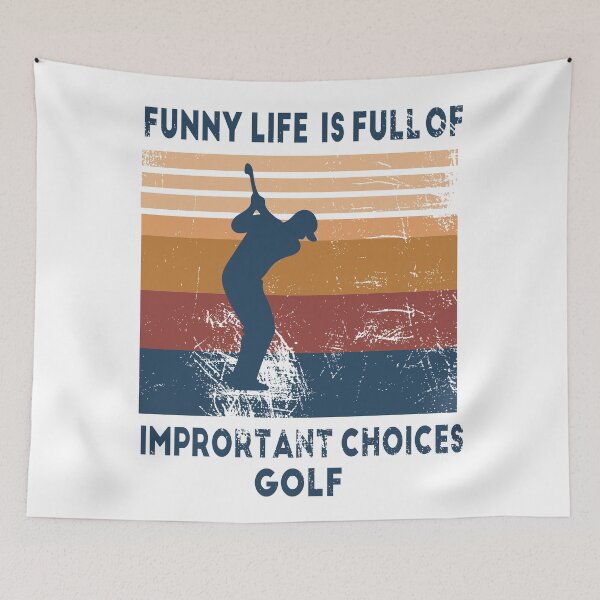 Item preview,  Funny Life is Full of Important Choices Golf Gift for Golfers designed and sold by First Store.