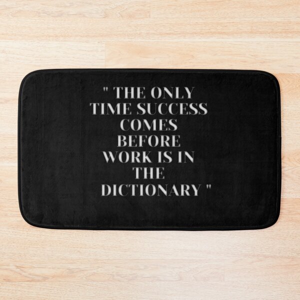 Item preview, The only time success comes before work is in the dictionary designed and sold by Orchouk.