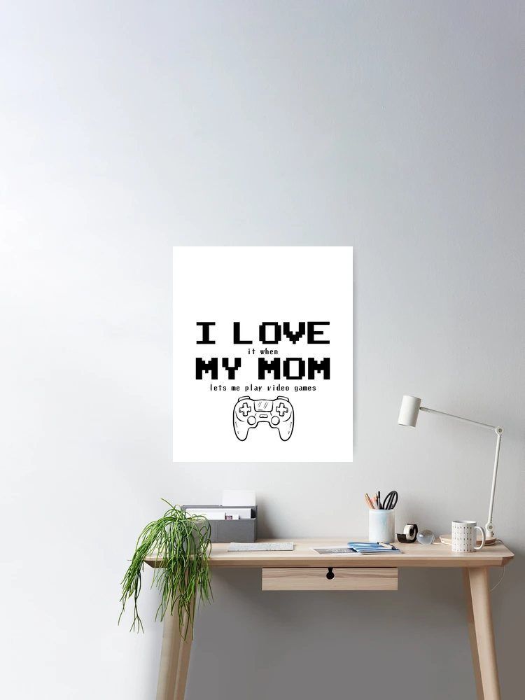 I Love It When My MOM Lets Me Play Video Games stocking stuffer,stocking  stuffers,christmas stocking stuffers ,funny gift for Boys Girls  Boyfriends,Girlfriends Dad and Mom Stocking stuffers for men Duvet Cover  for