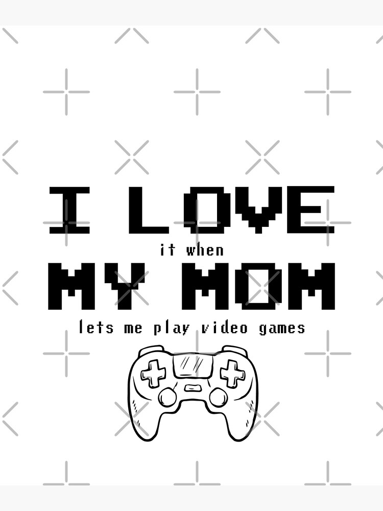 I Love It When My MOM Lets Me Play Video Games stocking stuffer,stocking  stuffers,christmas stocking stuffers ,funny gift for Boys Girls  Boyfriends,Girlfriends Dad and Mom Stocking stuffers for men Duvet Cover  for