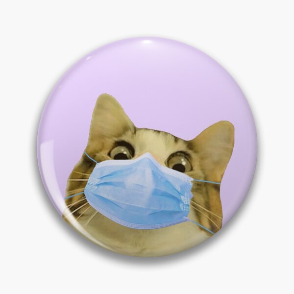 Item preview, social distancing meme cats with masks pack 2 designed and sold by promisesarelies.