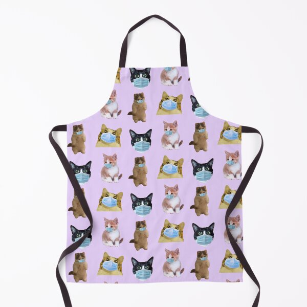 Item preview, social distancing meme cats with masks pack 2 designed and sold by promisesarelies.