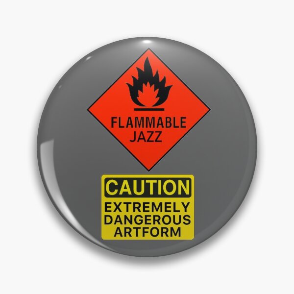 Item preview, Flammable Jazz designed and sold by Corry Bros Jazz Stuff Shop.