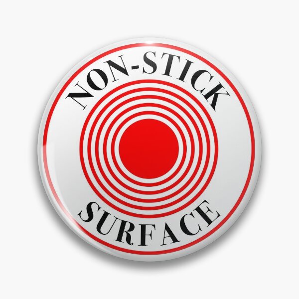 Item preview, Non-stick surface sticker designed and sold by twodansdodan.